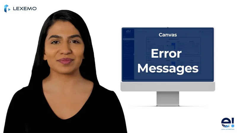 Error Messages: Fix Legal Bot Errors & Warnings in e!