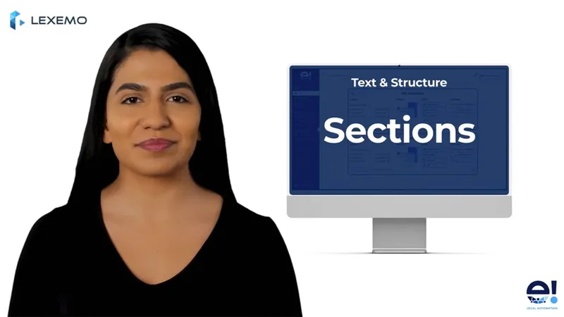 Section Node: Structure & Organise Legal Bots in e!