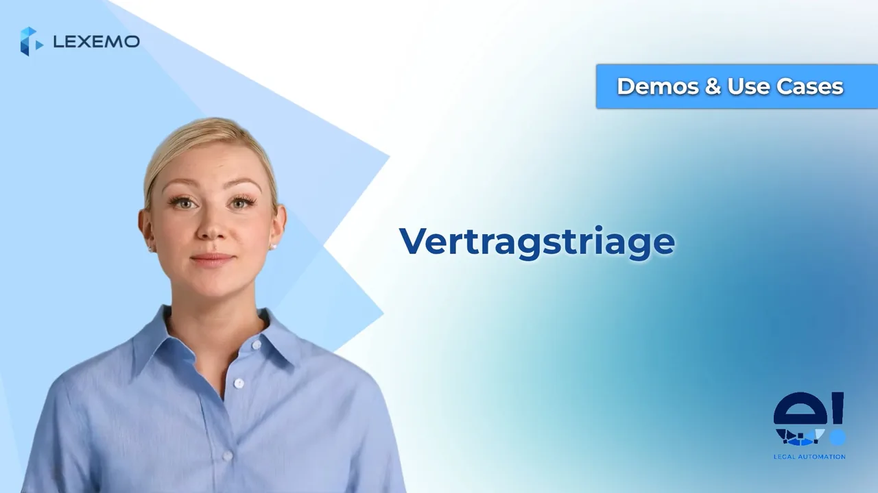 Vertragstriage mit KI: Eingehende Verträge klassifizieren, weiterleiten und Risiko einschätzen