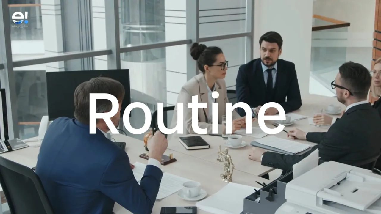 Watch how e! completes multi-step legal tasks in under one minute