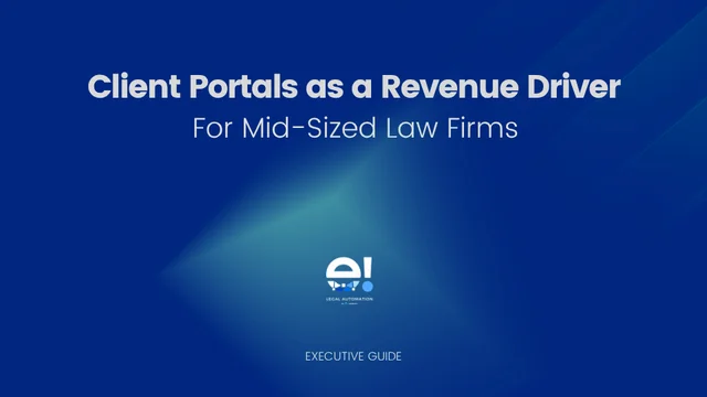 Client Portals as a Revenue Driver Executive Guide
